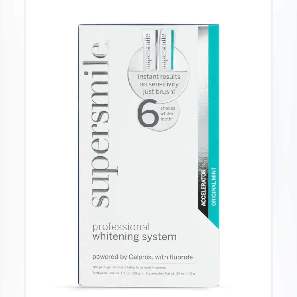 SUPERSMILE Professional Whitening System for teeth. 6 shades whiter!!